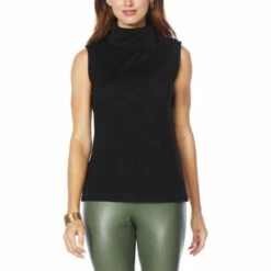 Deals 🎉 G By Giuliana Convertible Turtleneck Sleeveless Top Ivory 🧨 -G by GIULIANA Sales Store unnamed file 622