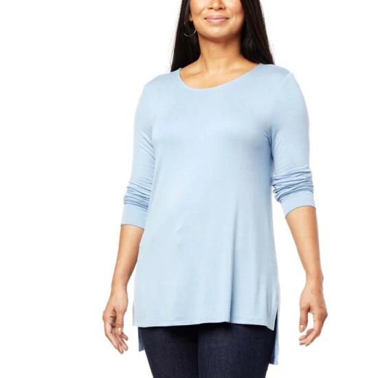 Best Sale 🥰 G By Giuliana EcoLuxe Knit Hi-Low Scoop Neck Tunic Black 👍 13 Best Sale 🥰 G By Giuliana EcoLuxe Knit Hi-Low Scoop Neck Tunic Black 👍 - Image 11