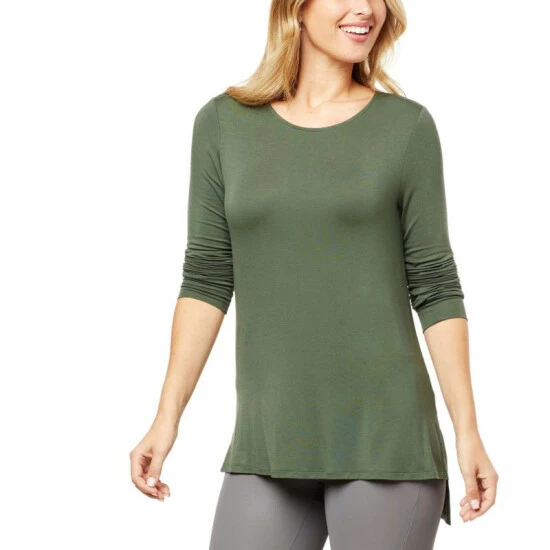 Best Sale 🥰 G By Giuliana EcoLuxe Knit Hi-Low Scoop Neck Tunic Black 👍 15 Best Sale 🥰 G By Giuliana EcoLuxe Knit Hi-Low Scoop Neck Tunic Black 👍 - Image 13