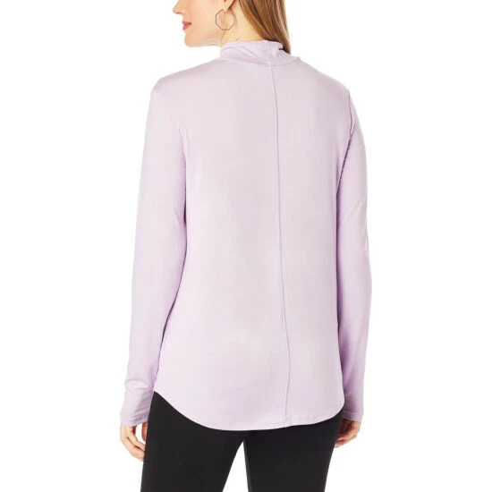 New 🌟 G By Giuliana Mock-Neck EcoLuxe Knit Long-Sleeve Tee Ivory 👏 5 New 🌟 G By Giuliana Mock-Neck EcoLuxe Knit Long-Sleeve Tee Ivory 👏 - Image 3