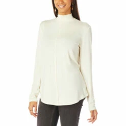 New 🌟 G By Giuliana Mock-Neck EcoLuxe Knit Long-Sleeve Tee Ivory 👏 15 New 🌟 G By Giuliana Mock-Neck EcoLuxe Knit Long-Sleeve Tee Ivory 👏 -G by GIULIANA Sales Store unnamed file 658