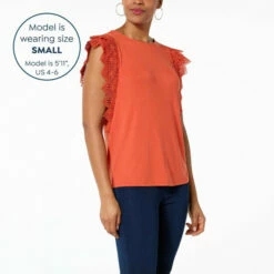 Hot Sale โ G By Giuliana Crochet Flutter Sleeve EcoLuxe Tee Black ๐คฉ 13 Hot Sale โ G By Giuliana Crochet Flutter Sleeve EcoLuxe Tee Black ๐คฉ -G by GIULIANA Sales Store unnamed file 70