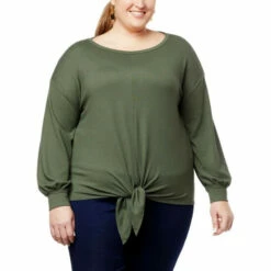 New 🛒 G By Giuliana G-Soft Brushed Hacci Knit Tie-Front Top Thyme ✔️ 17 New 🛒 G By Giuliana G-Soft Brushed Hacci Knit Tie-Front Top Thyme ✔️ -G by GIULIANA Sales Store unnamed file 701