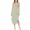 Best Sale 😍 G By Giuliana LounGy EcoLuxe Striped Cutout Tank 👗 Dress Olive Stripe ⭐ -G by GIULIANA Sales Store unnamed file 728
