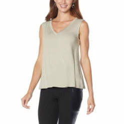 Best deal 🔔 G By Giuliana LounGy EcoLuxe Knit Swing Tank Purple Mist 🧨 -G by GIULIANA Sales Store unnamed file 737