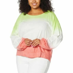 Cheap ⭐ G By Giuliana Dip Dye Knit Top Warm Gray/smoky 🥰 -G by GIULIANA Sales Store unnamed file 741