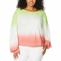 Cheap ⭐ G By Giuliana Dip Dye Knit Top Warm Gray/smoky 🥰 -G by GIULIANA Sales Store unnamed file 742