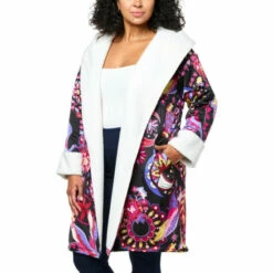 Best reviews of 💯 G By Giuliana Black Label LounGy Sherpa Lined Satin Robe 😀 -G by GIULIANA Sales Store unnamed file 775