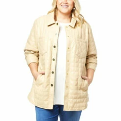 Wholesale ⭐ G By Giuliana Black Label Quilted Faux Leather Shacket ⭐ -G by GIULIANA Sales Store unnamed file 804