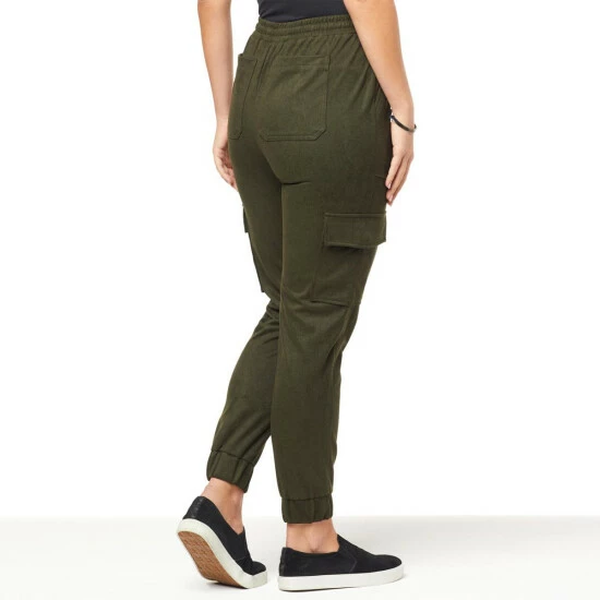 Best Pirce ✔️ G By Giuliana Brushed Twill Pull-On Jogger Pant Mocha 👍 4 Best Pirce ✔️ G By Giuliana Brushed Twill Pull-On Jogger Pant Mocha 👍 - Image 2