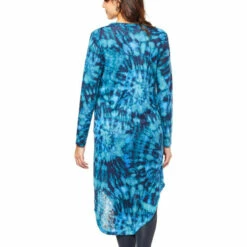 Coupon ❤️ G By Giuliana Printed Slub Knit Duster Black Tie Dye 😀 -G by GIULIANA Sales Store unnamed file 836