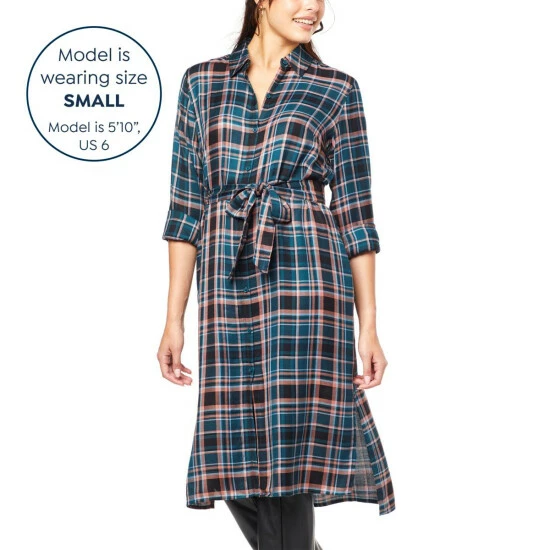 Cheapest 🎁 G By Giuliana Button-Front Duster 👗 Dress 👚 Shirt Plum 🤩 7 Cheapest 🎁 G By Giuliana Button-Front Duster 👗 Dress 👚 Shirt Plum 🤩 - Image 5