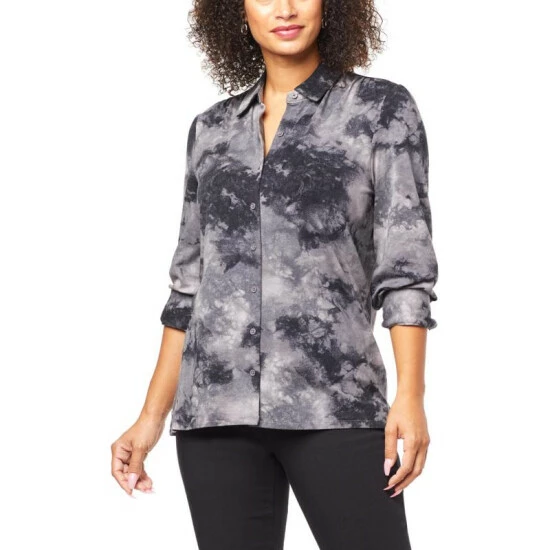 Brand new โจ G By Giuliana Black Label Knit Tie Dye Buttoned ๐ Shirt Indigo Tie Dye โค๏ธ 8 Brand new โจ G By Giuliana Black Label Knit Tie Dye Buttoned ๐ Shirt Indigo Tie Dye โค๏ธ - Image 6