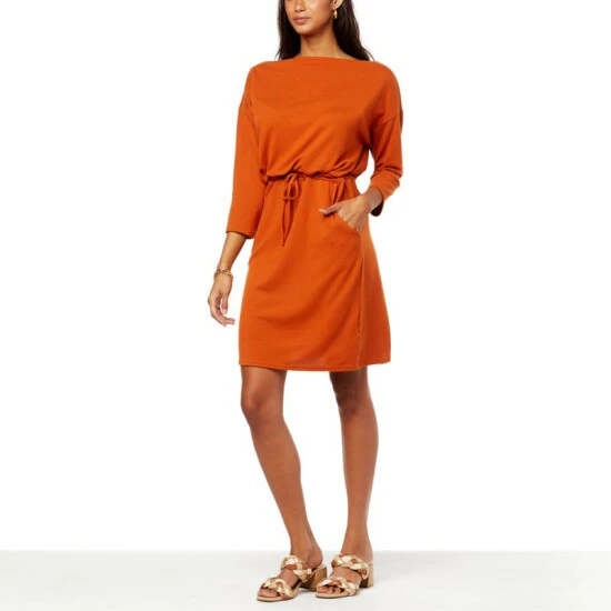 Cheapest 😉 Digital G By Giuliana Brushed Hacci Knit Draped Boat-Neck 👗 Dress Pine Green 🎁 6 Cheapest 😉 Digital G By Giuliana Brushed Hacci Knit Draped Boat-Neck 👗 Dress Pine Green 🎁 - Image 4