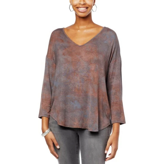 Deals 👍 G By Giuliana EcoLuxe Knit 3/4-Sleeve Hi-Low Hem Tee Black 🛒 10 Deals 👍 G By Giuliana EcoLuxe Knit 3/4-Sleeve Hi-Low Hem Tee Black 🛒 - Image 8