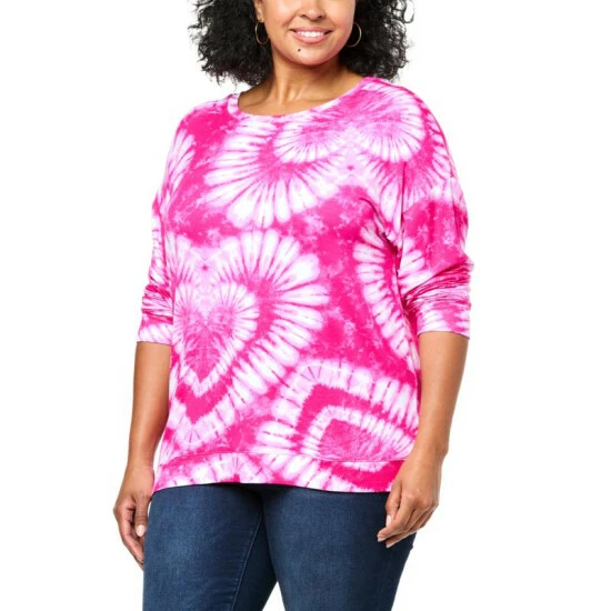 Best Pirce ⌛ G By Giuliana SoSoft Tie Dye Galentine's Sweatshirt Black Tie Dye ✨ 11 Best Pirce ⌛ G By Giuliana SoSoft Tie Dye Galentine's Sweatshirt Black Tie Dye ✨ - Image 9