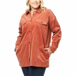 Budget 💯 G By Giuliana Corduroy Shacket Black 🎉 -G by GIULIANA Sales Store unnamed file 911