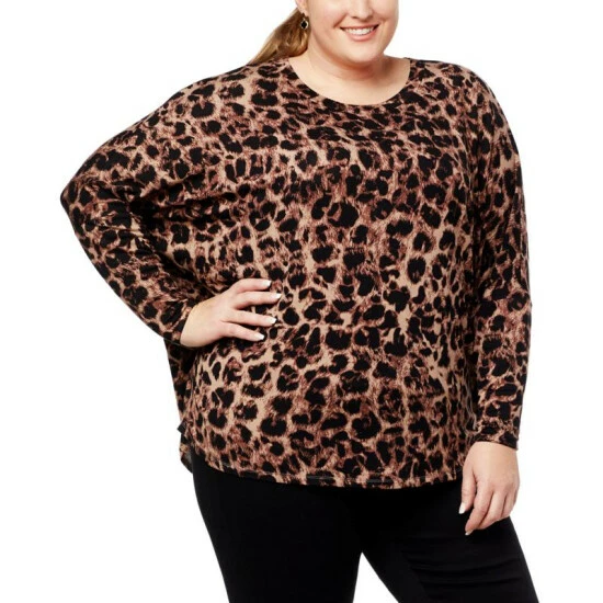Top 10 🛒 G By Giuliana SoSoft French Terry Oversized Tunic Teal Leopard 😍 8 Top 10 🛒 G By Giuliana SoSoft French Terry Oversized Tunic Teal Leopard 😍 - Image 6