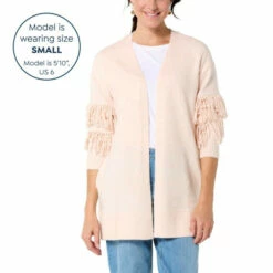 Wholesale ❤️ G By Giuliana Fringe-Sleeve Detail Sweater Knit Cardigan Ballet Pink 😉 11 Wholesale ❤️ G By Giuliana Fringe-Sleeve Detail Sweater Knit Cardigan Ballet Pink 😉 -G by GIULIANA Sales Store unnamed file 94