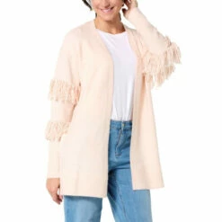 Wholesale ❤️ G By Giuliana Fringe-Sleeve Detail Sweater Knit Cardigan Ballet Pink 😉 12 Wholesale ❤️ G By Giuliana Fringe-Sleeve Detail Sweater Knit Cardigan Ballet Pink 😉 -G by GIULIANA Sales Store unnamed file 95