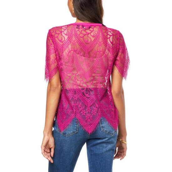 Best deal ✔️ G By Giuliana Black Label Stretch Lace Tee ❤️ 7 Best deal ✔️ G By Giuliana Black Label Stretch Lace Tee ❤️ - Image 5