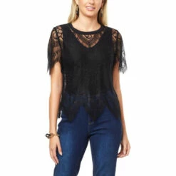 Best deal ✔️ G By Giuliana Black Label Stretch Lace Tee ❤️ 17 Best deal ✔️ G By Giuliana Black Label Stretch Lace Tee ❤️ -G by GIULIANA Sales Store unnamed file 952
