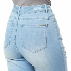 Best Sale 🎁 G By Giuliana Distressed Denim Bermuda Short Light Acid Wash ⭐ -G by GIULIANA Sales Store unnamed file 984