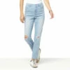 Best Sale 🥰 G By Giuliana Repreve® Denim Distressed Tapered-Leg Jean Light Acid Wash 🛒 -G by GIULIANA Sales Store unnamed file 997